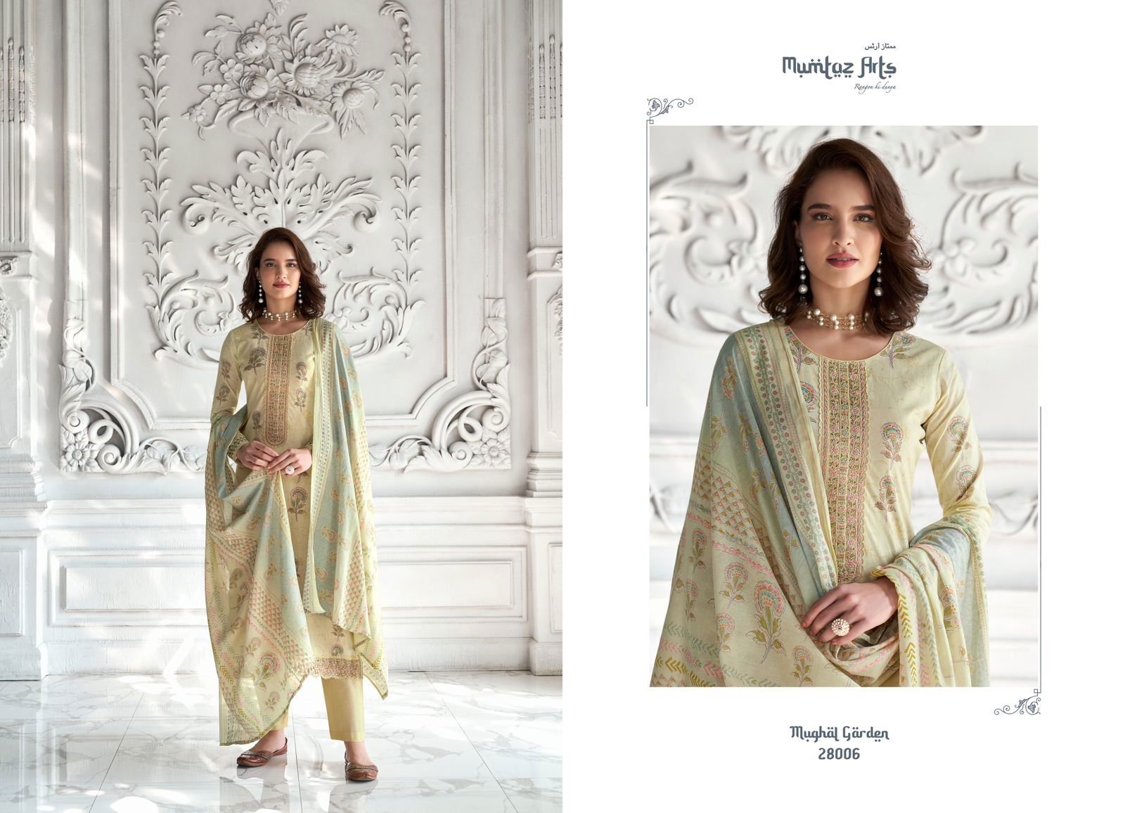 Mughal Garden By Mumtaz Cotton Dress Material Catalog